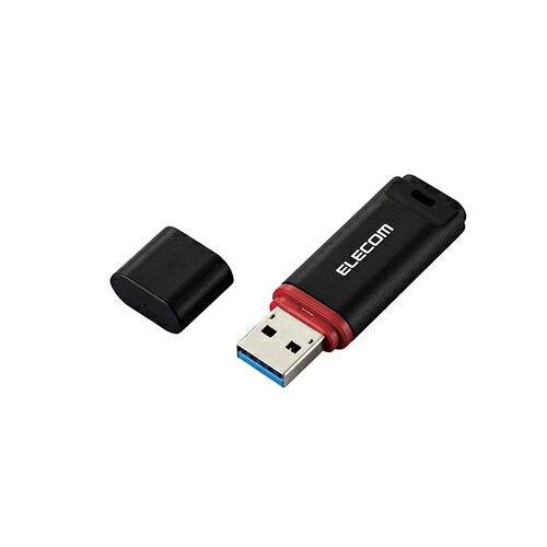 エレコム USBメモリー USB3.2(Gen1)対応 キャップ式 データ復旧サービス付 32GB ブラック MF-DRU3032GBKR | パソコン 周辺機器 関連:コンセント 充電器 延長 タイプ メモリー アダプタ ハブ 容量 ケーブル 充電 変換 type usbメモリ