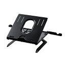 エレコム ノートPCスタンド 折りたたみ8段階 9.5cm ブラック PCA-LTSH8BK 関連:(おすすめ 送料無料 グッズ 商品 用品 人気 簡単 快適 ユニーク おもしろ)(3)