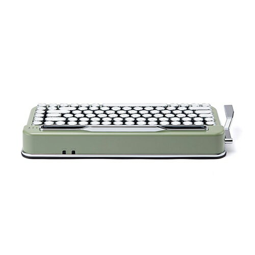 AJAX タイプライター風キーボードPENNA(ペナ) Olive Green PNADOG | キーボード 関連単語 bluetooth テンキー付きワイヤレス 無線 有線 折り畳み 静音 小型 大型 ピアノ カバー スライダー マウス かわいい 可愛い パソコン 周辺機器