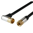 5個セット HORIC アンテナケーブル 3m ブラック アルミヘッド L字差込式/ネジ式コネクタ AC30-389BKX5 | ケーブル 関連単語 HDMI VGA インターフェース ディスプレイ パソコン DVD アナログ デジタル usb PC 周辺機器 アクセサリー 転送 信号 DVI 変換 ケーブル(2)