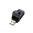 エレコム USBメモリー/USB3.1(Gen1)対応/フリップキャップ式/128GB/ブラック MF-FCU3128GBK | パソコン 機器 関連:type ハブ usbメモリ アダプタ 充電 ケーブル コンセント 変換 延長 充電器 タイプ 容量 メモリー(2)