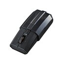エレコム CAPCLIP PRO/Ultimate Blueマウス/Bluetooth5.0対応/4ボタン/ブラック M-CCP1BBBK | Bluetooth wifi 無線 ワイヤレス 関連単語 充電器 ブルートゥース イヤホン スピーカー マウス 送信機 トランスミッター 変換 機器 ルーター 中継器 usb 充電 キーボード(2)
