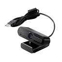 パソコン パーツ 部品 LAN スタンド 情報 マウス スマートフォン OA機器 周辺 スマホ デジタル関連 | エレコム Webカメラ 200万画素 オートフォーカス Full HD 内蔵マイク付 ブラック UCAM-C820ABBK(2)