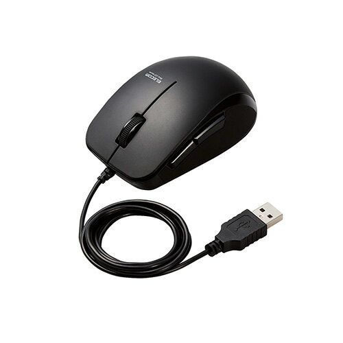 機器 パーツ ケース スタンド アクセサリー 部品 マウス パット WEB LAN ルーター デジタル関連 | エレコム BlueLEDマウス 有線 5ボタン サイドラバー 抗菌 ブラック M-BL28UBKBK