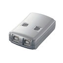 エレコム USB2.0手動切替器 2切替 USS2-W2(2)