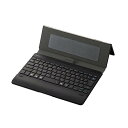 エレコム Bluetoothキーボード/ケース一体型/無段階角度調整/マルチペアリング対応/汎用/ブラック TK-CAP02BK | キーボード 関連単語 折り畳み 静音 小型 大型 ピアノ カバー スライダー マウス かわいい 可愛い bluetooth テンキー付 ワイヤレス 無線 有線(2)