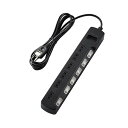 エレコム 雷ガードタップ/個別スイッチ/6個口/2.5m/ブラック T-K5A-2625BK 関連:(送料無料 通販 グッズ 商品 便利 父の日 母の日 クリス...