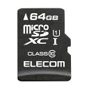 パソコン パーツ 部品 LAN スタンド 情報 マウス スマートフォン OA機器 周辺 スマホ デジタル関連 | エレコム MicroSDXCカード データ復旧サービス付 Class10 64GB MF-MSD064GC10R(2)