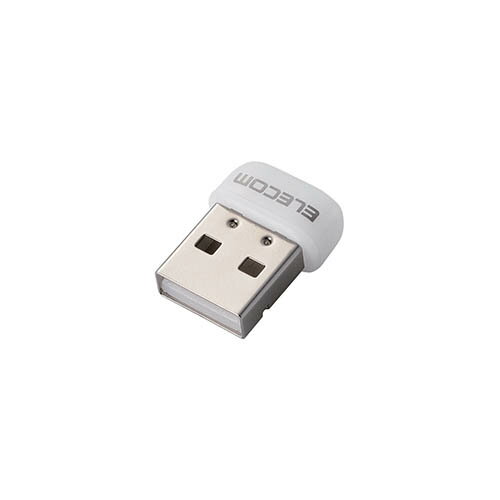エレコム 無線LANアダプタ/433Mbps/11ac/ホワイト WDC-433SU2M2WH | Bluetooth wifi 無線 ワイヤレス 関連単語 送信機 トランスミッター 変換 機器 ルーター 中継器 usb 充電 キーボード 充電器 ブルートゥース イヤホン スピーカー マウス