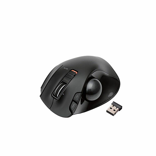 情報 周辺 機器 パーツ ケース スタンド アクセサリー 部品 マウス パット WEB デジタル関連 | エレコム トラックボールマウス WEB通販限定 親指 6ボタン チルト機能 無線 高性能 ブラック M-XT3DRBK