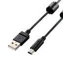 エレコム デジカメ用USBケーブル/miniB/フェライトコア/0.5m/ブラック DGW-MF05BK | PC スマホ 機器 関連:アダプタ 延長 ケーブル タイプ 充電 メモリー usbメモリ ハブ コンセント 変換 充電器 容量 type(2)