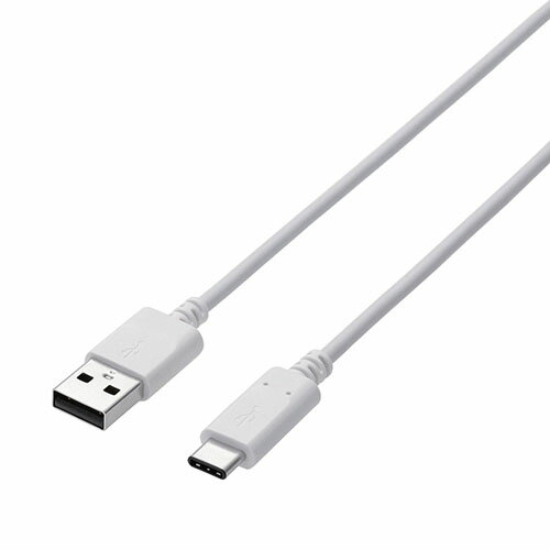 エレコム スマートフォン用USBケーブル/USB(A-C)/認証品/1.0m/ホワイト MPA-AC10NWH | PC スマホ 機器 関連:アダプタ 延長 ケーブル タイプ 充電 メモリー usbメモリ ハブ コンセント 変換 充電器 容量 type