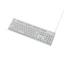 エレコム メンブレン式キーボード/108キー/USB/1000万回高耐久/ホワイト/Rohs準拠/法人向け/簡易パッケージ TK-FCM064WH/RS | PC 周辺機器 関連:usbメモリ タイプ 容量 ハブ コンセント ケーブル 充電器 変換 type アダプタ 充電 メモリー 延長(2)