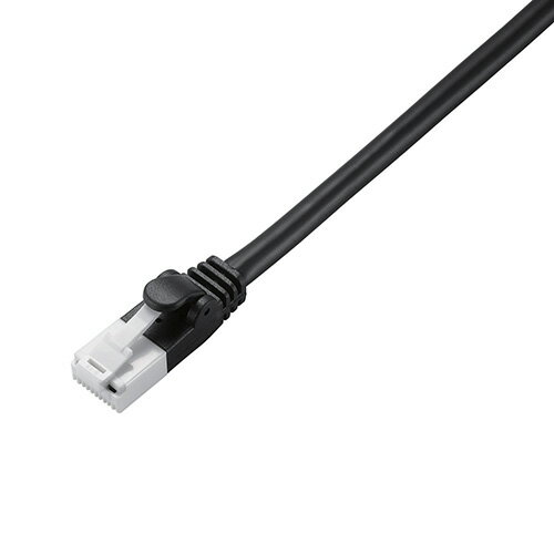 【5個セット】エレコム EU RoHS指令準拠 CAT5E対応 爪折れ防止 LANケーブル 2m/簡易パッケージ仕様(ブラック) LD-CTT/BK2/RSX5 | ケーブル 関連単語 デジタル usb PC 周辺機器 DVI ケーブル HDMI VGA インターフェース ディスプレイ パソコン DVD アナログ