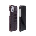 情報 周辺 機器 パーツ ケース スタンド アクセサリー 部品 マウス パット WEB デジタル関連 | abbi SIGNATURE LIPARI イタリアンレザーバックカバー for iPhone 13 mini ダークブラウン ABS21793i13MNBR