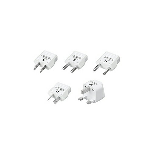 【25個セット】(5個X5セット)YAZAWA 海外用電源プラグ KPS5X5 | コンセント 電源 プラグ 関連単語 おしゃれ タワー type-c マグネット 変換 ソーラー 有線 無線 カバー タップ タイマー usb ボックス キャップ プレート コード ケーブル