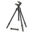 SLIK 三脚 ザプロフェッショナル 4 NS 3WAY雲台 4段 超大型 ショートエレベータ付属 105979 KEN105979(2)