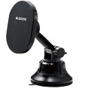 パット WEB LAN ルーター パソコン スマートフォン スマホ OA機器 デジタル 情報 周辺 デジタル関連 | エレコム MagSafe対応 スマホホルダー 車載アクセサリー マグネット着脱 ゲル吸盤タイプ iPhone ブラック P-CARS14BK(2)