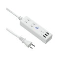 【5個セット】 YAZAWA 国内海外兼用2AC3USB3.4A1mVFC34A2AC3UX5 | PC スマホ 機器 関連:アダプタ 延長 ケーブル タイプ ...