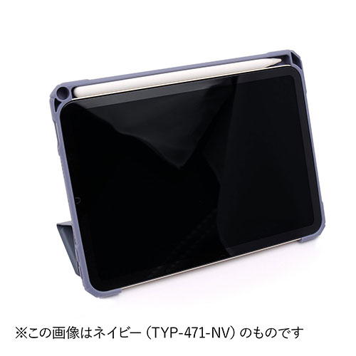 TYPE ONE ペンシルホルダー付き ハイブリッドケースfor iPad mini (第6世代) ブラック TYP-471-BK | iPhone ipad 関連単語 スマートフォン 16 タブレッド 14 air 本体 pc mini パソコン 充電 ケーブル アイフォン アイパッド ケース pro スマホ 15