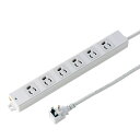 機器 パーツ ケース スタンド アクセサリー 部品 マウス パット WEB LAN ルーター デジタル関連 | サンワサプライ 工事物件タップ 6個口 5m TAP-KE6L-5(2)