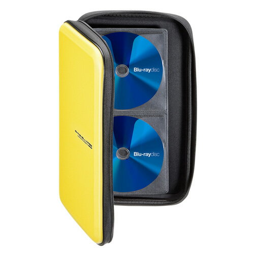 部品 マウス パット WEB LAN ルーター パソコン スマートフォン スマホ OA機器 デジタル デジタル関連 | サンワサプライ ブルーレイディスク対応セミハードケース 56枚収納 イエロー FCD-WLBD56Y