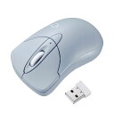 OA機器 デジタル 情報 周辺 機器 パーツ ケース スタンド アクセサリー 部品 マウス デジタル関連 | サンワサプライ 静音ワイヤレスブルーLEDマウス ”イオプラス” MA-IPWBS302BL(2)