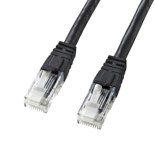 部品 マウス パット WEB LAN ルーター パソコン スマートフォン スマホ OA機器 デジタル デジタル関連 | サンワサプライ つめ折れ防止カテゴリ6LANケーブル KB-T6TS-10BKN