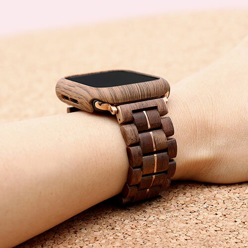 VOWOOD ボーウッド ハードケース for Apple Watch アップルウォッチ 41mm ウォルナット調パターン VW74060AWW | Apple 関連単語 アップル watch 10 バンド se 9 充電器 充電 カバー ultra スマートフォン カード スマホ タブレット ギフト Pencil ウオッチ メンズ