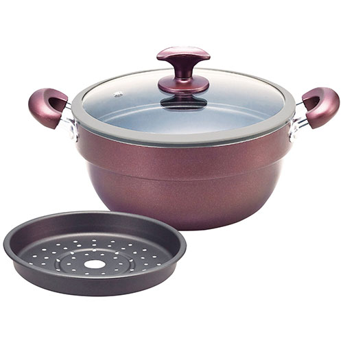 ククナ アルミ段付兼用鍋26cm 2143-066 関連：(日常 生活 暮らし グッズ 商品 アイデア 時短 便利 父の日 母の日 クリスマス 結婚 プレゼント)