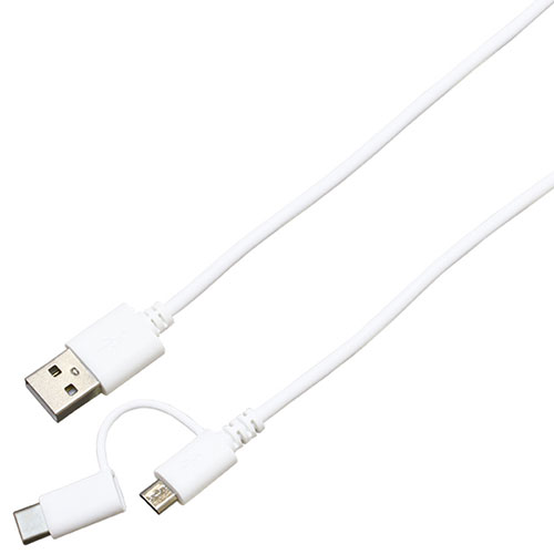 【5個セット】BAUT 変換コネクタ付2Wayケーブル 2A 1.0m WH BUS2W100WHX5 | ケーブル 関連単語 DVI 変換 ケーブル HDMI VGA インターフェース ディスプレイ パソコン DVD アナログ デジタル usb PC 周辺機器 アクセサリー 転送 信号 【5個セット】BAUT 変換コネクタ付2Wayケーブル 2A 1.0m WH BUS2W100WHX5 | ケーブル 関連単語 DVI 変換 ケーブル HDMI VGA インターフェース ディスプレイ パソコン DVD アナログ デジタル usb PC 周辺機器 アクセサリー 転送 信号