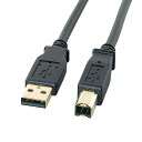 パット WEB LAN ルーター パソコン スマートフォン スマホ OA機器 デジタル 情報 周辺 デジタル関連 | サンワサプライ USB2.0ケーブル 0.6m ブラック KU20-06BKHK2(2)