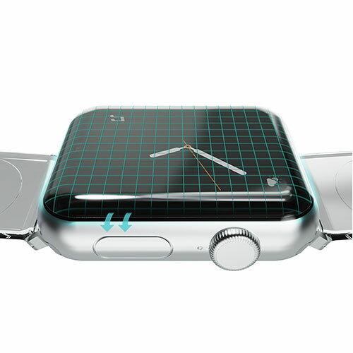 miak セルフヒーリング 液晶保護フィルム for Apple Watch Series 7 45 (2枚入り) MA22173AW | Apple 関連単語 スマートフォン カード スマホ タブレット ギフト Pencil ウオッチ メンズ アップル watch 10 バンド se 9 充電器 充電 カバー ultra