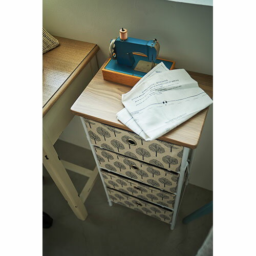 東谷 簡単組立チェスト4D ベージュ LFS-654BE 関連:(アイディア 時短 グッズ 商品 生活 暮らし 便利 安全) [2]