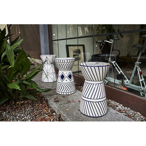 東谷 スツール 柄B CLY-21B 関連:(アイディア 時短 グッズ 商品 生活 暮らし 便利 安全) [2]