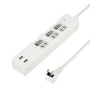 YAZAWA 個別スイッチ付3AC2USB3.4A2m ホワイト Y02KS532WH2U | パソコン 周辺機器 関連:コンセント 充電器 延長 タイプ メモリー アダプタ ハブ 容量 ケーブル 充電 変換 type usbメモリ(2)