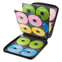 【5個セット】 サンワサプライ DVD・CDセミハードケース(160枚収納・ブラック) FCD-WL160BKX5(2)