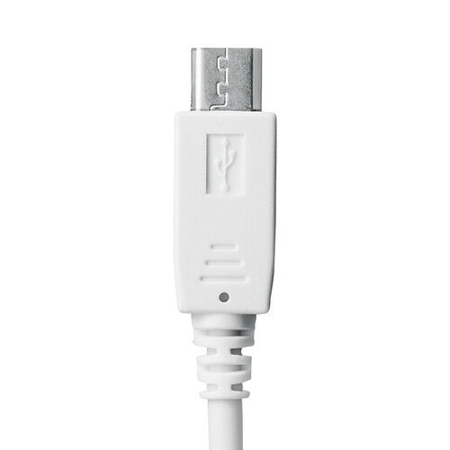 【5個セット】 サンワサプライ microUSBケーブル一体型AC充電器(2.1A・ホワイト) ACA-IP45WX5