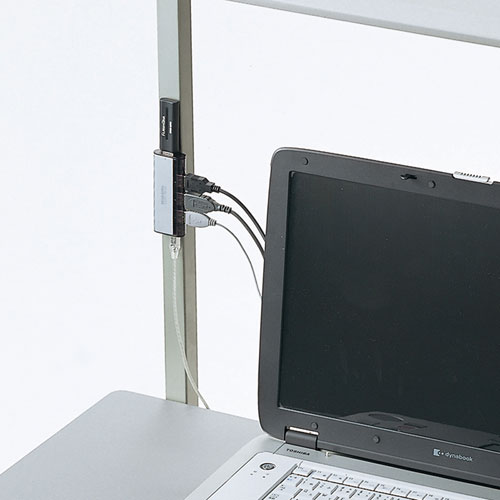 【5個セット】 サンワサプライ USB2.0ハブ USB-HUB226GSVNX5 | パソコン 機器 関連：type ハブ usbメモリ アダプタ 充電 ケーブル コンセント 変換 延長 充電器 タイプ 容量 メモリー