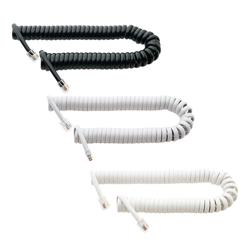 OA機器 デジタル 情報 周辺 機器 パーツ ケース スタンド アクセサリー 部品 マウス デジタル関連 | MCO 受話器用カールコード 0.3m クロス結線 グレー DC-J403 GY