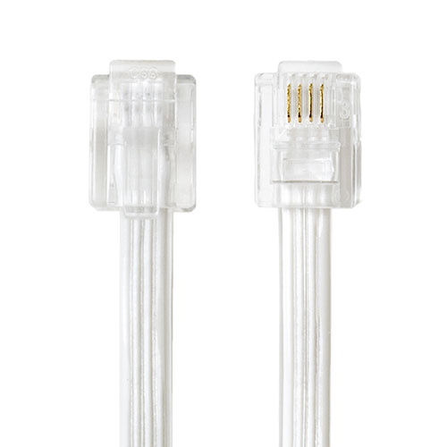 部品 マウス パット WEB LAN ルーター パソコン スマートフォン スマホ OA機器 デジタル デジタル関連 | MCO 電話機コード 6極4芯 2m 白 DC-402 WH