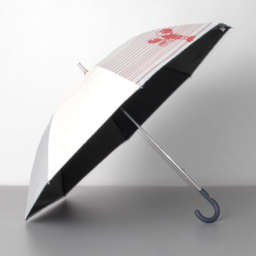 オーロラ チャムチャムマーケット CHAM CHAM MARKET 晴ショート傘 Lobster グレー 1CM230070792