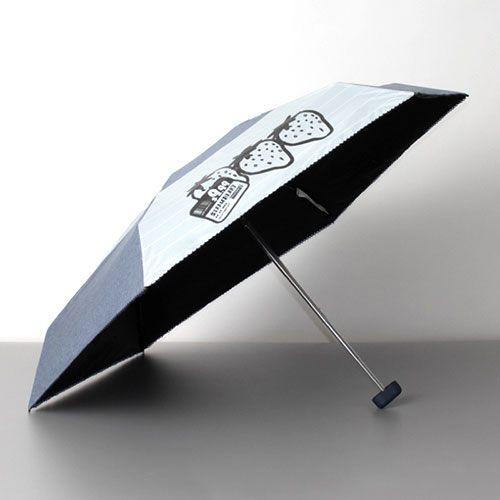 【送料無料】超軽量形状安定カーボン日傘 55cm6本骨 グレー [MEX55XT-063PI-grey]