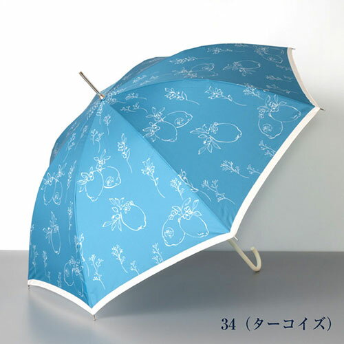 オーロラ チャムチャムマーケット CHAM CHAM MARKET 雨長傘 Lemon ターコイズ 1CM110090934 | 傘 関連単語 コンパクト メンズ 女性 レディース かさ ホルダー カバー マグネット 男性 雨傘 子供 おしゃれ 大きい 傘立て スリム 可愛い