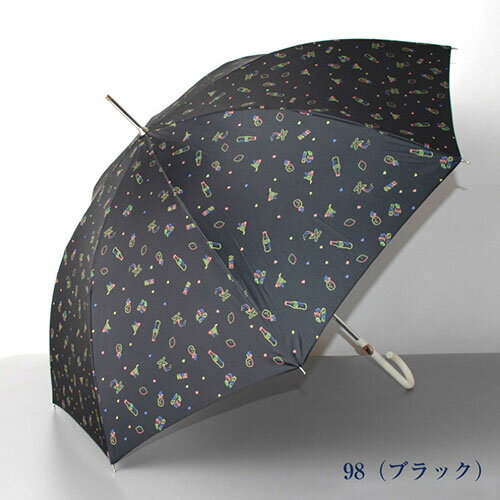 オーロラ チャムチャムマーケット CHAM CHAM MARKET 雨長傘 Neon ブラック 1CM110060698 | 傘 関連単語 ホルダー カバー マグネット 男性 雨傘 子供 おしゃれ 大きい 傘立て スリム 可愛い コンパクト メンズ 女性 レディース かさ