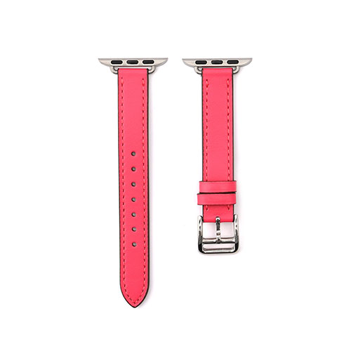 WEARPLANET Slim Line クラシック本革バンド for Apple Watch 45/44/42mm カリプソピンク WP23143AW | Apple 関連単語 スマホ タブレット ギフト Pencil ウオッチ メンズ アップル watch 10 バンド se 9 充電器 充電 カバー ultra スマートフォン カード