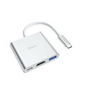 日本トラストテクノロジー hoco HB14 Type-C 3 in 1 変換アダプタ HB14-TC31ADP | パソコン スマホ スマートフォン タブレット 周辺機器 アクセサリー 関連単語 アイデア商品 電源 usb hdmi ケーブル wifi ルーター wi-fi 機器 端子 充電 アダプター 便利(2)