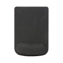 部品 マウス パット WEB LAN ルーター パソコン スマートフォン スマホ OA機器 デジタル デジタル関連 | 5個セット MCO リストレスト付きマウスパッド ブラック GZ-06 BKX5(2)
