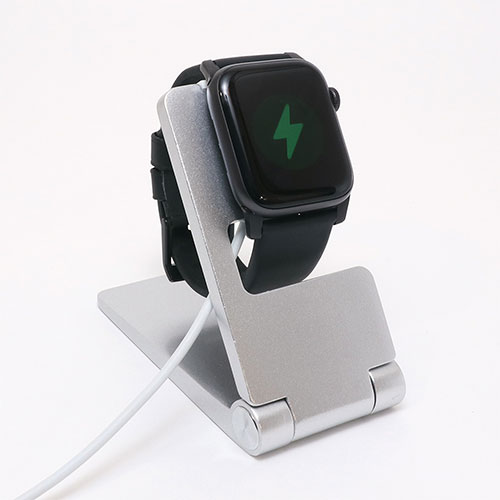 MCO Apple Watch用折りたたみスタンド ブラック SST-15/BK | Apple 関連単語 アップル watch 10 バンド se 9 充電器 充電 カバー ultra スマートフォン カード スマホ タブレット ギフト Pencil ウオッチ メンズ