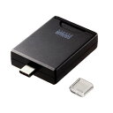 スタンド アクセサリー 部品 マウス パット WEB LAN ルーター パソコン スマートフォン スマホ デジタル関連 | サンワサプライ UHS-II対応SDカードリーダー USB Type-Cコネクタ ADR-3TCSD4BK(2)